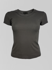 Футболка YIXUAN 7137 базовая однотонная по фигуре