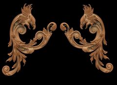 Силиконовый молд № 2006 Набор вензелей