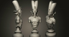 Силиконовый молд Шахматная фигура № 2 Король ( серия Фараоны)