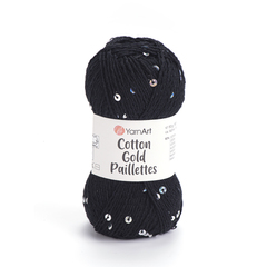 Пряжа YarnArt Cotton Gold Paillettes (7101)
