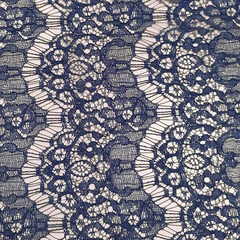 Кружевное полотно, 120 гр/м2, 148 см, т.синий