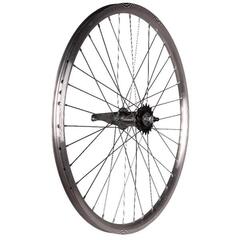 Колесо 26" заднее в сборе VelRosso дв.ал.об,гайки,нож.тормоз,WSM-26R