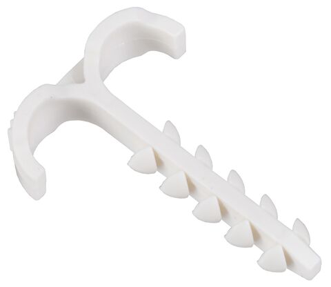 Дюбель-хомут Т-обр. 4-12мм нейлон белый (25шт/упак) IEK