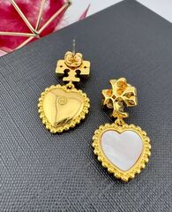 Серьги TORY BURCH с подвеской сердце