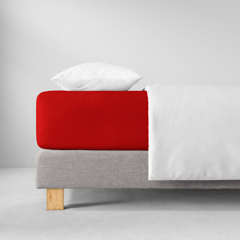 Простыня на резинке 150x200 Estella 475 purpur пурпурная