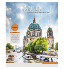 Папка-обложка для тетрадей на кольцах А5 Река и красивый город