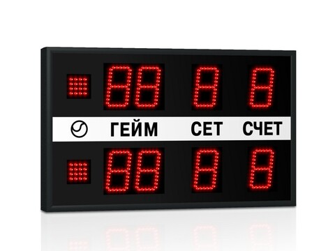 Табло для тенниса Импульс 710-L2xD10x4-S2