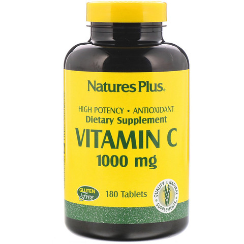 Nature's Plus, Витамин С 180 таблеток