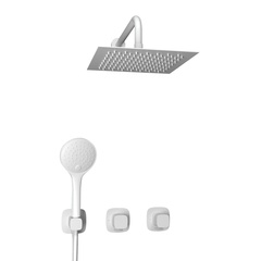 WasserKRAFT A9551.266.146.254.328.156.155  Встраиваемый комплект для душа с верхней душевой насадкой и лейкой фото