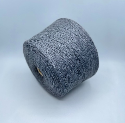 Lanecardate (пр.Италия), art. Trebisonda ,375м(смотка в 4 нити)/100гр. 70%меринос 30%Кашемир, цвет- Серый меланж(596) , арт.33043