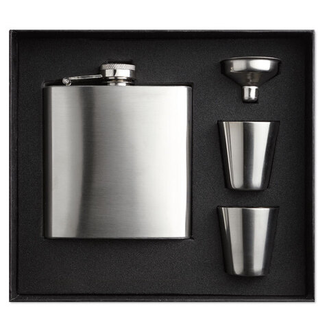 Набор из фляги, рюмок и воронки SLIMMY FLASK SET