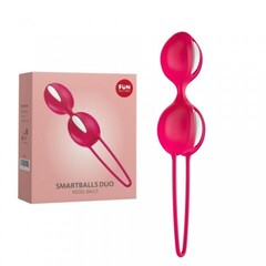 Вагинальные шарики Fun factory SMARTBALLS DUO, красно-белые