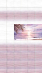 Панель ПВХ 3D Прибой рисунок 2700х250 мм