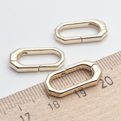 Замок-кольцо, цвет золото, размер 20*10 мм, цена за 1 шт