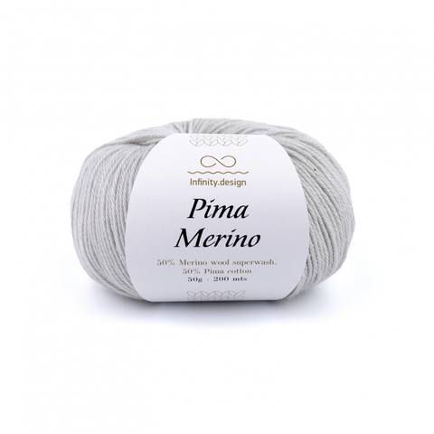 Пряжа Infinity Pima Merino 1032 светло-серый