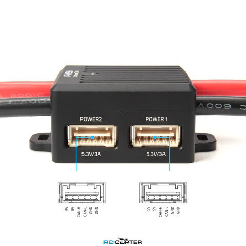 Модуль питания Holybro PM08-CAN (2-14S 200A, 5V 3A, PDB) для Pixhawk