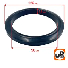 Кольцо фрикцонного диска UNITED PARTS для снегоотбрасывателя d125х98мм, толщина 14мм (аналог SJ-013D)