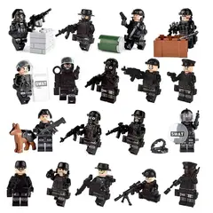Минифигурки Военных Полиция SWAT набор 18 шт серия 286