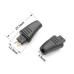 Разъем (штекер) для наушников Fostex TH600, TH900, TH909, TH900 MK2 (Черный)