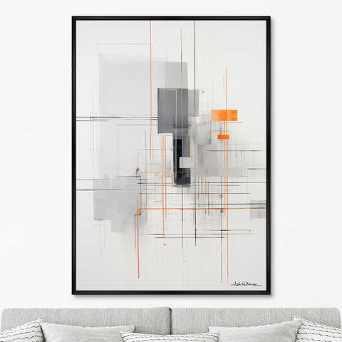 ArtNoMore - Репродукция картины на холсте Crystallization of color, No 2, 2024г.