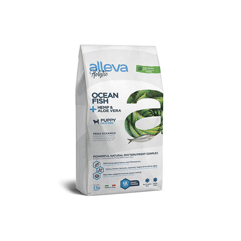Сухой корм Alleva Holistic Ocean Fish Puppy Maxi с рыбой 2кг для крупн.щенков (Аллева)
