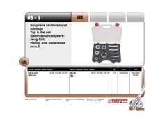 Набор метчиков и плашек 6- гранных G(BSP) 1/8