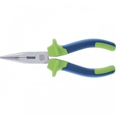 Длинногубцы прямые 200мм двухкомпонентные рукоятки Сибртех