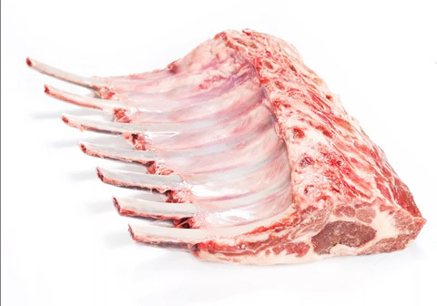 Корейка ягненка на кости 7-8 ребер замороженная~1.3кг