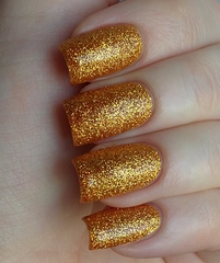 El Corazon Лак Confetti 521a  жёлтое золото