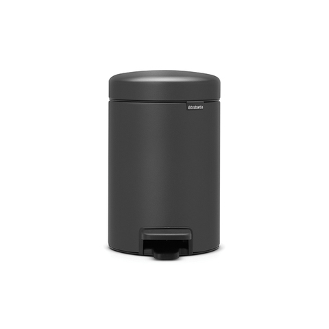 Мусорный бак с педалью newIcon 3л Brabantia Минерально-графитовый