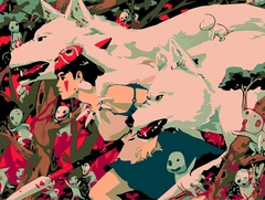 Картина по номерам Принцесса Мононоке