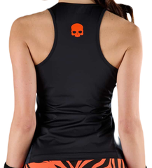 Топ теннисный Hydrogen Tiger Tech Tank Top - black/orange tiger