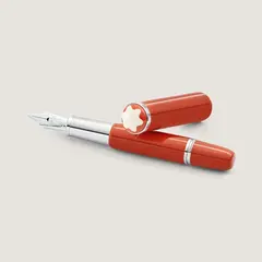Перьевая ручка (F) Montblanc Heritage Rouge et Noir «Baby» Special Edition кораллового цвета