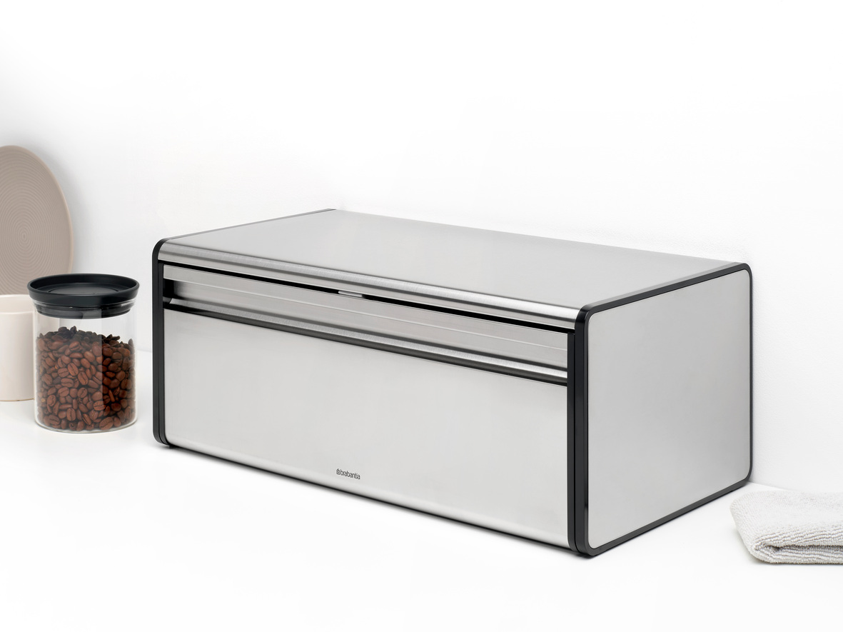 Хлебница с откидной крышкой, Стальной матовый, арт. 236709 - фото 6