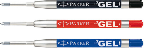 Стержень Parker Quink GEL Z05 для шариковой ручки, формат G2, Middle, Red (1950345)