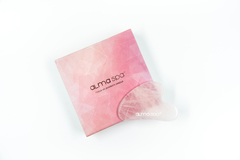 ALMASPA Скребок гуаша из розового кварца