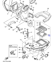 Фильтр воздушный Yamaha 5PX144610000