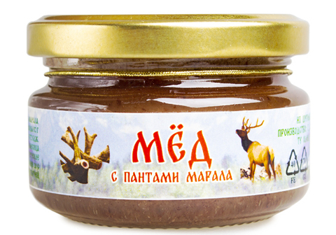 Мед с пантами марала, 150г