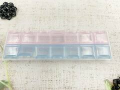 Контейнер для бисера 14 секций, р. 21,5х6х2 см