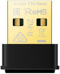 TP-Link Archer T3U Nano - Сверхкомпактный двухдиапазонный USB‑адаптер с поддержкой Wi‑Fi AC1300 и MU‑MIMO