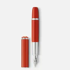 Перьевая ручка (F) Montblanc Heritage Rouge et Noir «Baby» Special Edition кораллового цвета