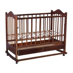 Кровать детская "Кира 1" качалка (белая)