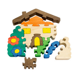 Развивающая игрушка"Домик с цветами"