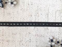 Тесьма отделочная с пунктиром, ш. 0,8 см.