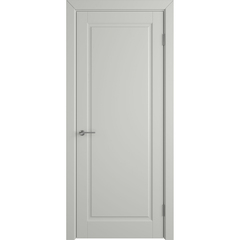 Купить Межкомнатная дверь эмаль VFD Glanta Cotton серая глухая