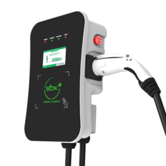 Зарядная станция S'OK Green Energy M3W Series Wallbox EV Charger, 3 фазы, 11 кВт, 16a/380v (SM3W31116542-7wf)