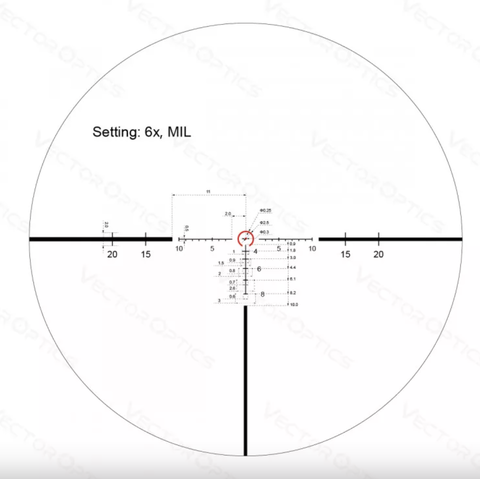 Vector Optics Continental X6 1-6x24 SFP Tactical FDE