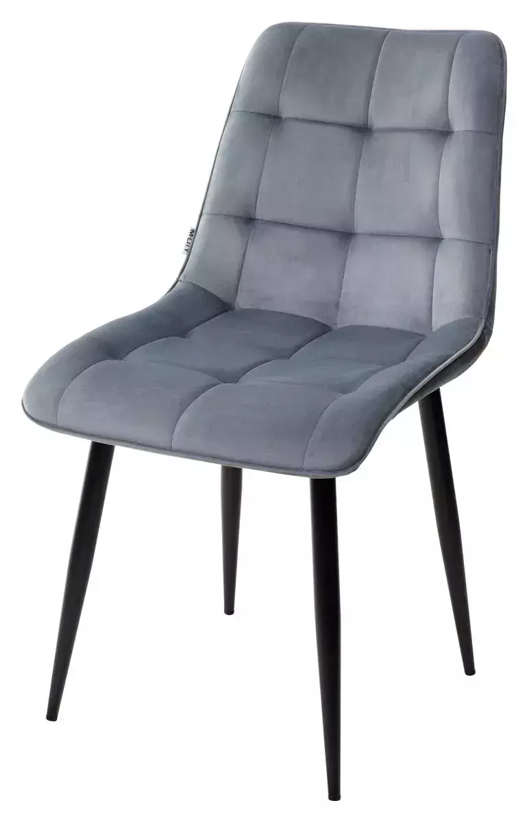 Стул CHIC BLUVEL-06 BLUE / черный каркас М-City