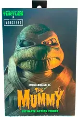 Фигурка NECA Universal Monsters x Teenage Mutant Ninja: Ultimate Michelangelo as The Mummy (Бамп)