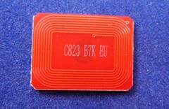 Чип для тонер-картриджа OKI C823/C833/C843. Цвет черный. Ресурс 7K